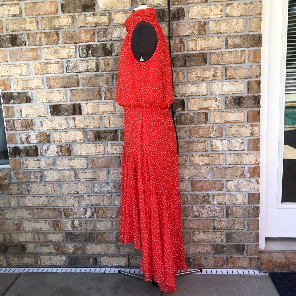 Taylor Red High Low Dress - Picture 6 of 16